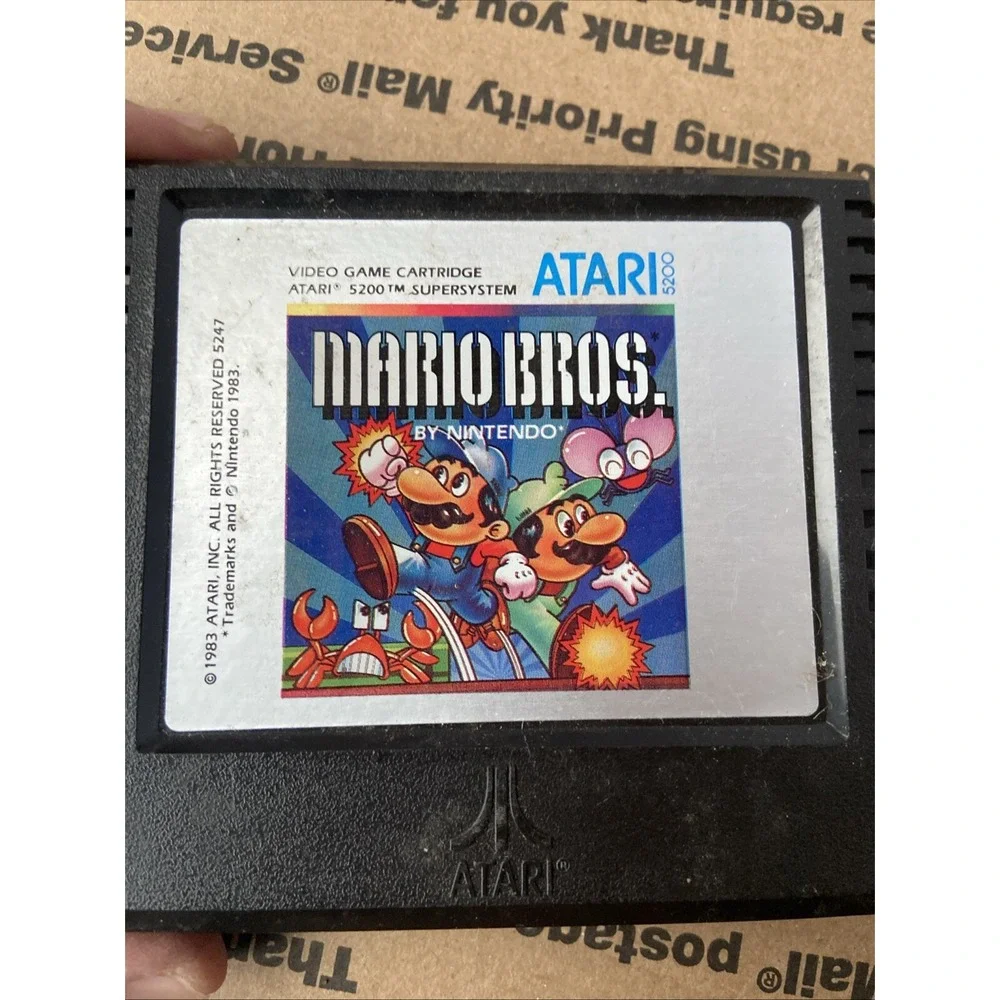 Nintendo Atari 5200 Video Game Cartridge Only ~ Mario Bros.